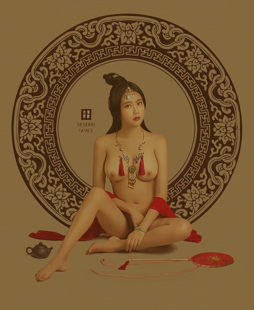 中秋赏月不如赏古装汉服奶子姐