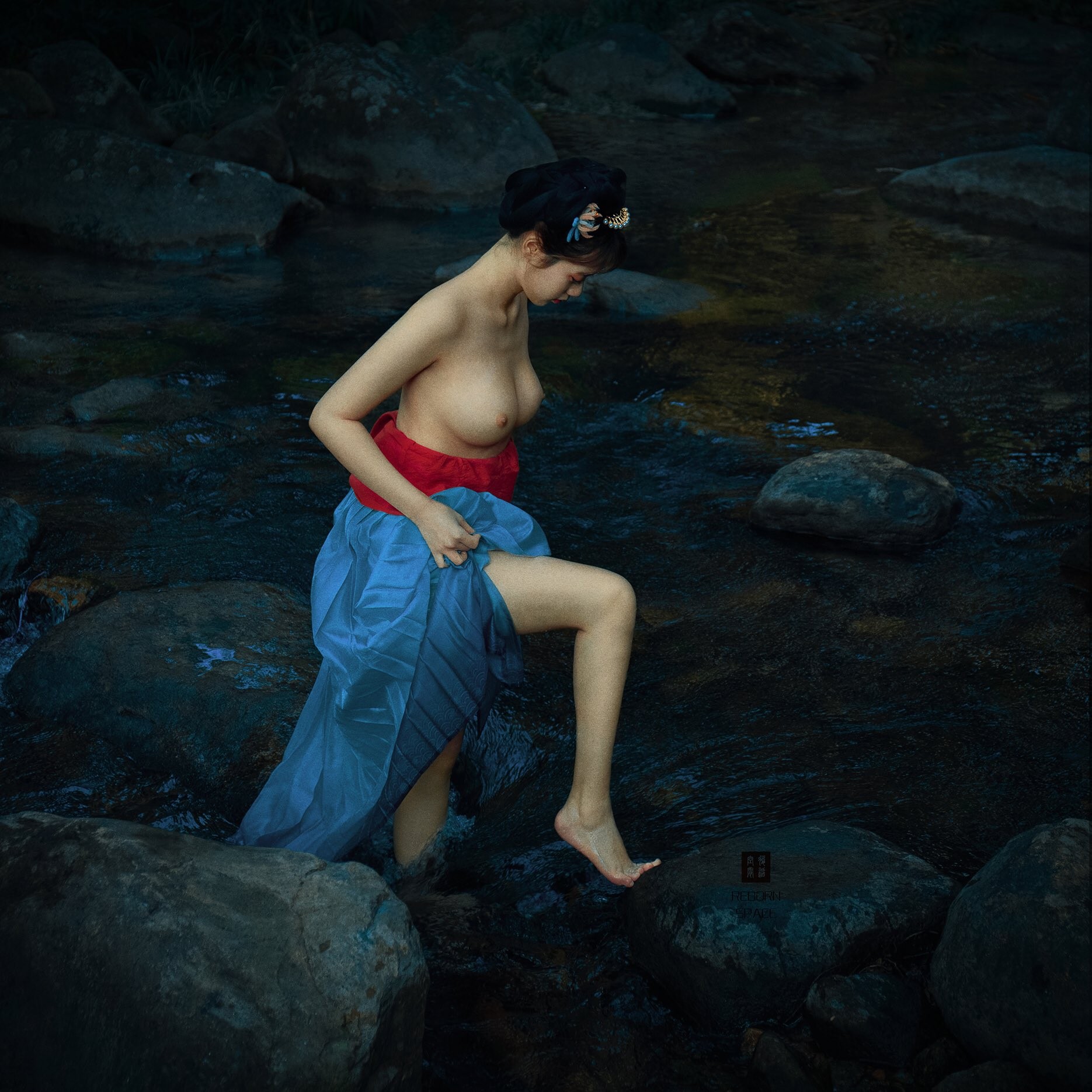 中秋赏月不如赏古装汉服奶子姐