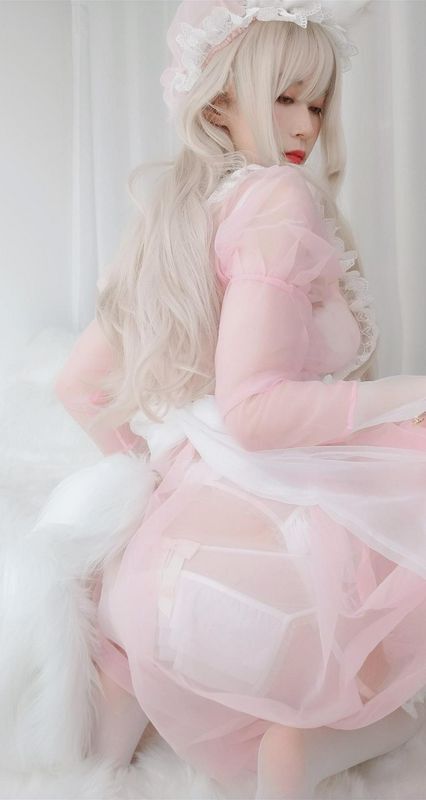 Coser小姐姐白银女仆小兔子