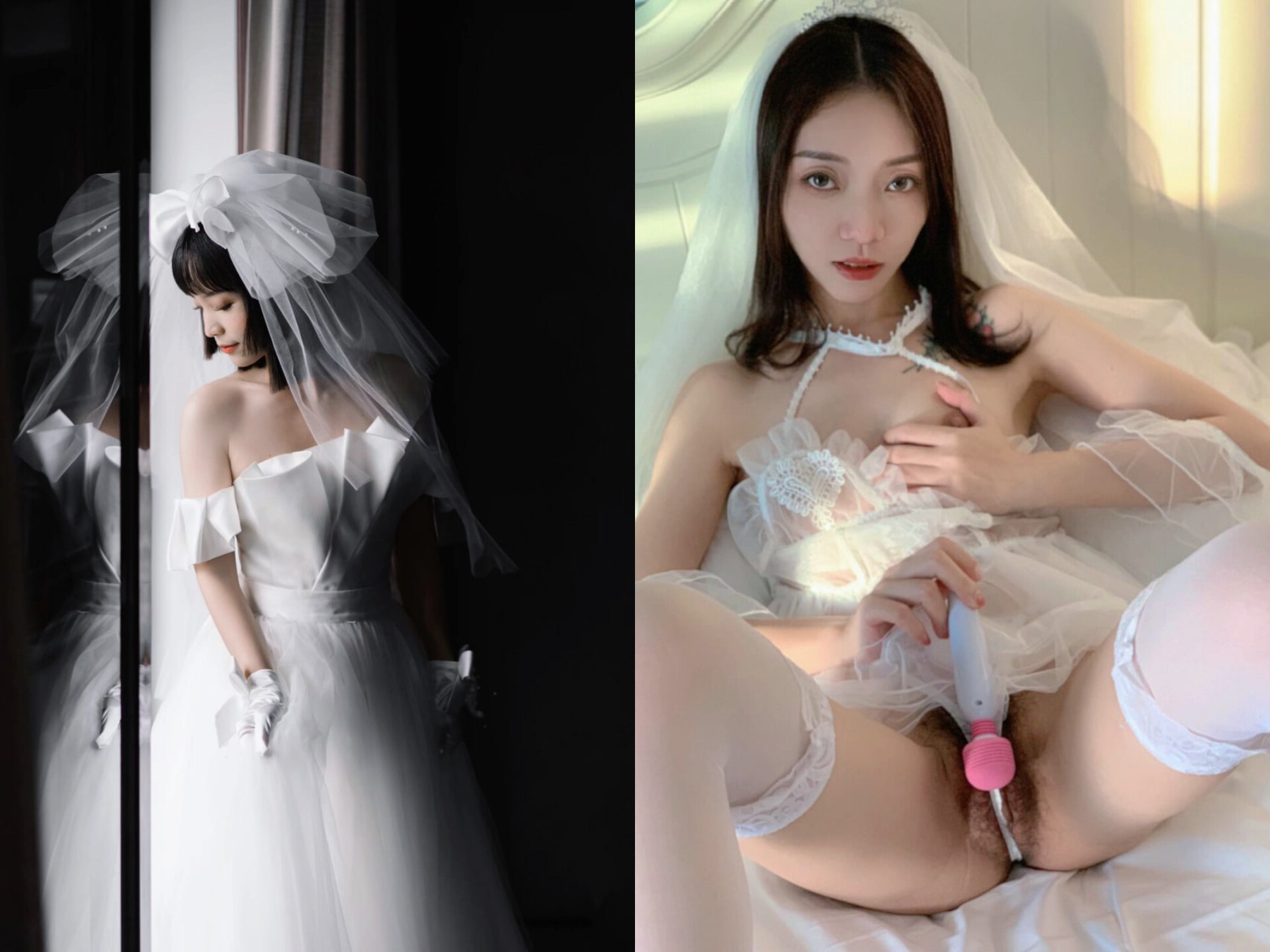 [清纯VS反差003] 人后母狗的样子可真骚[100P]