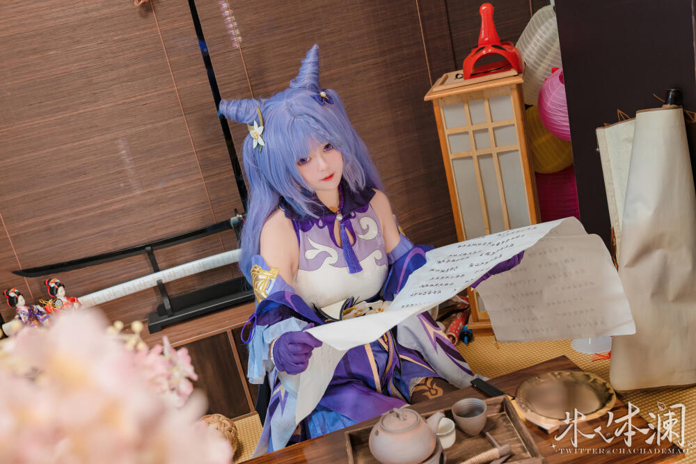 巨乳白虎的COS小可爱