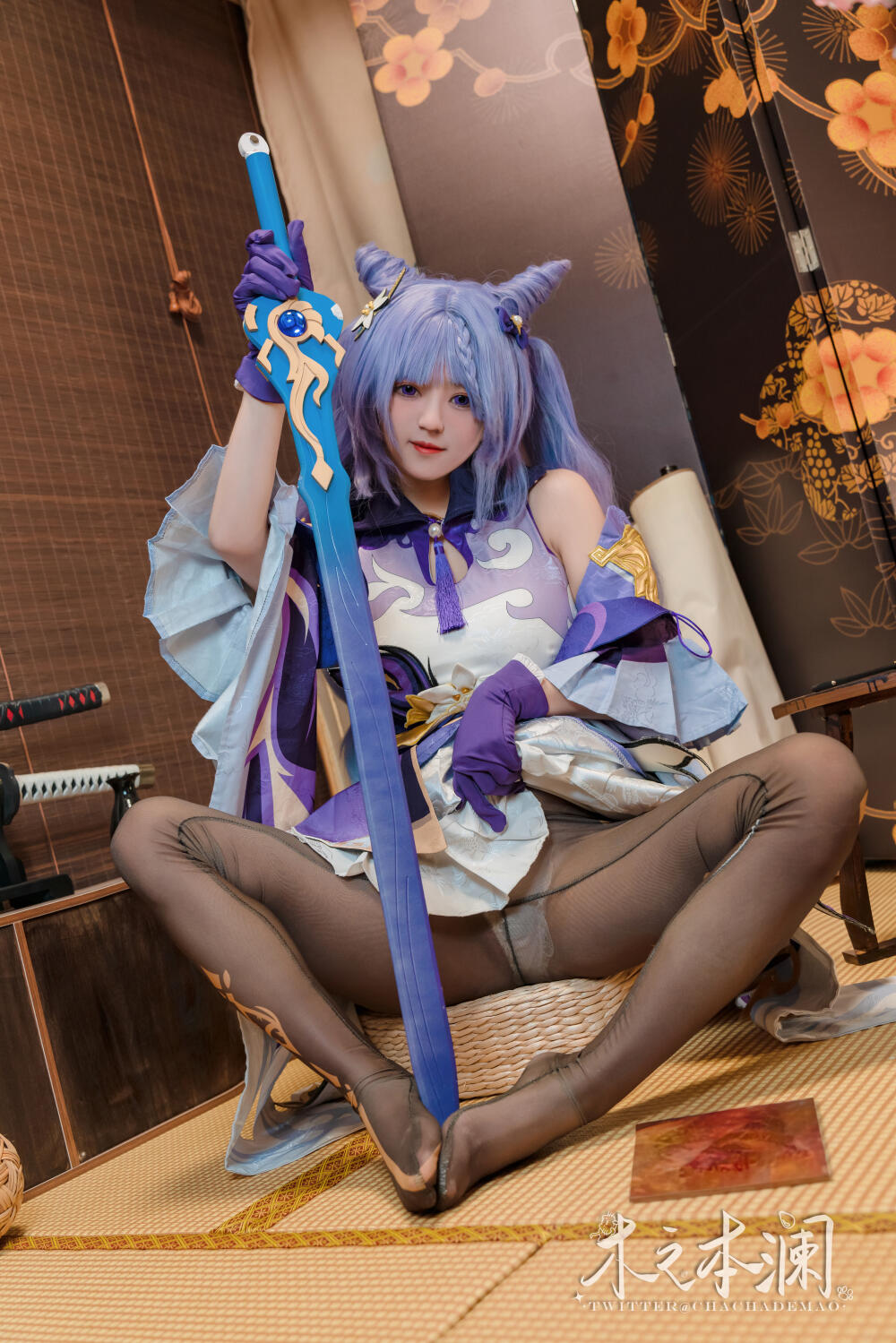 巨乳白虎的COS小可爱