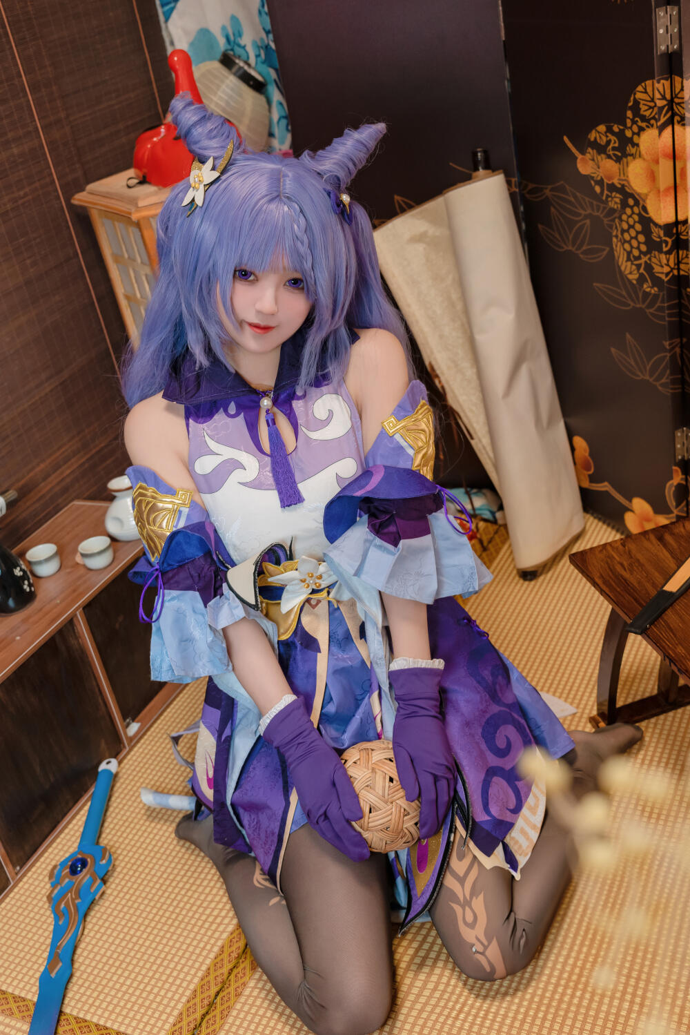 巨乳白虎的COS小可爱