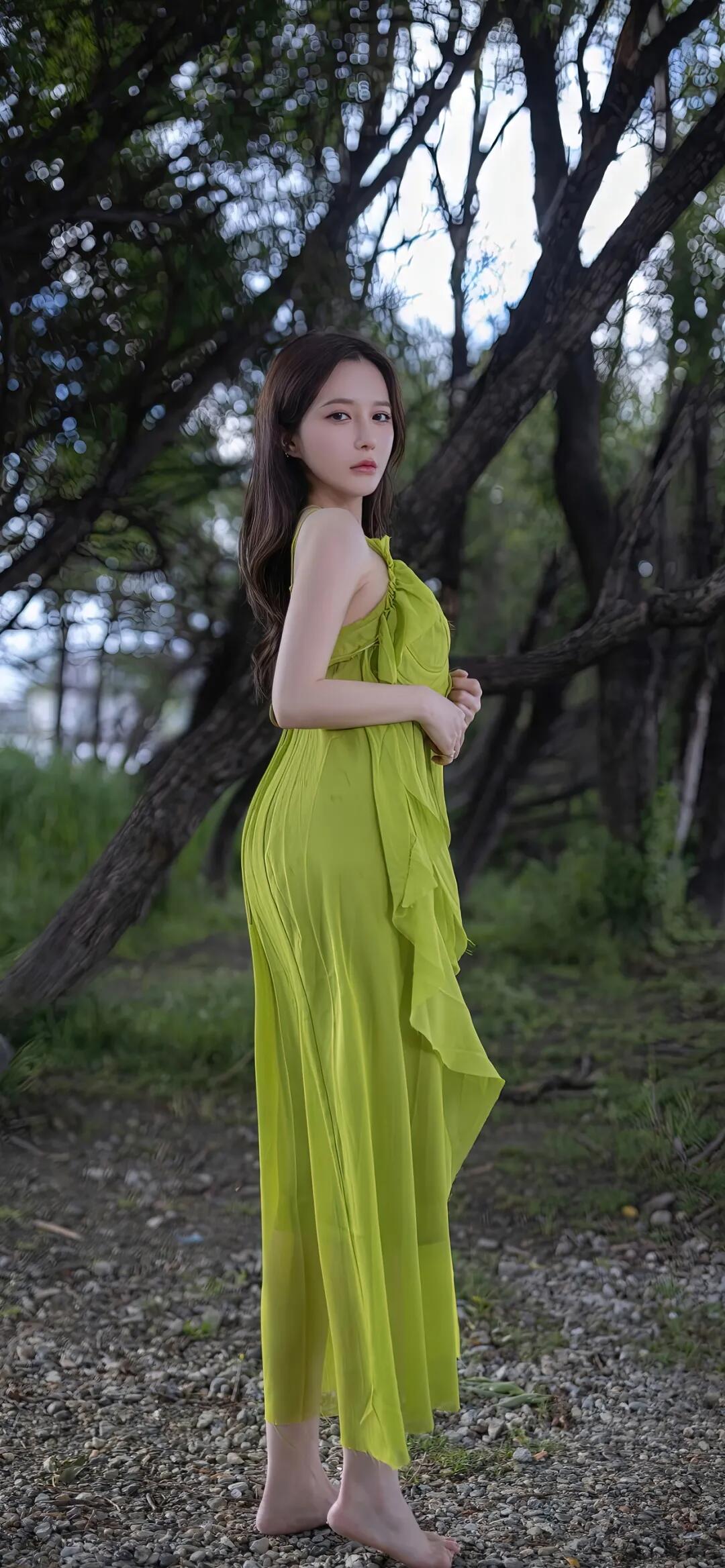 夏日炎炎，鱼子酱连衣裙露美腿[26P]