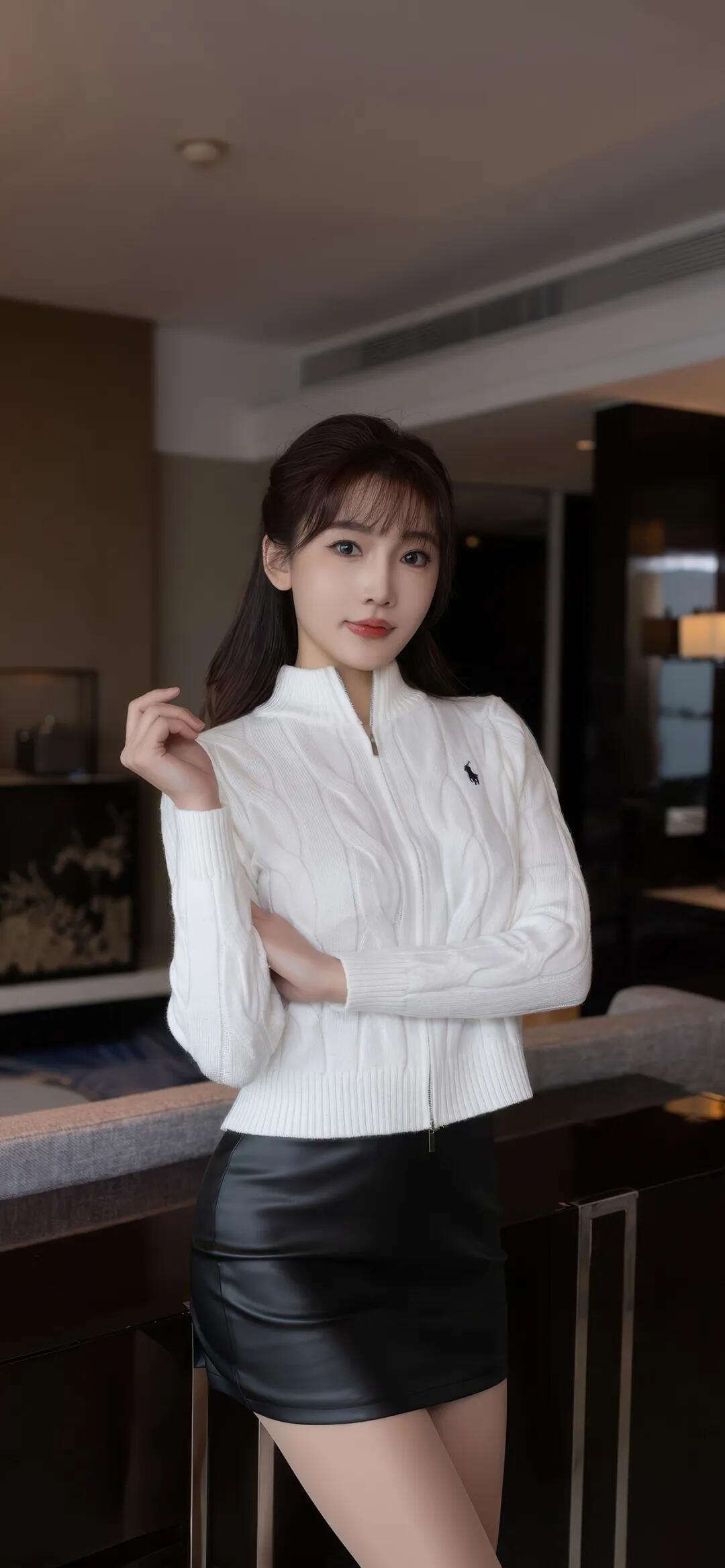 陆萱萱的小皮裙和唐安琪性感牛仔裤[22P]