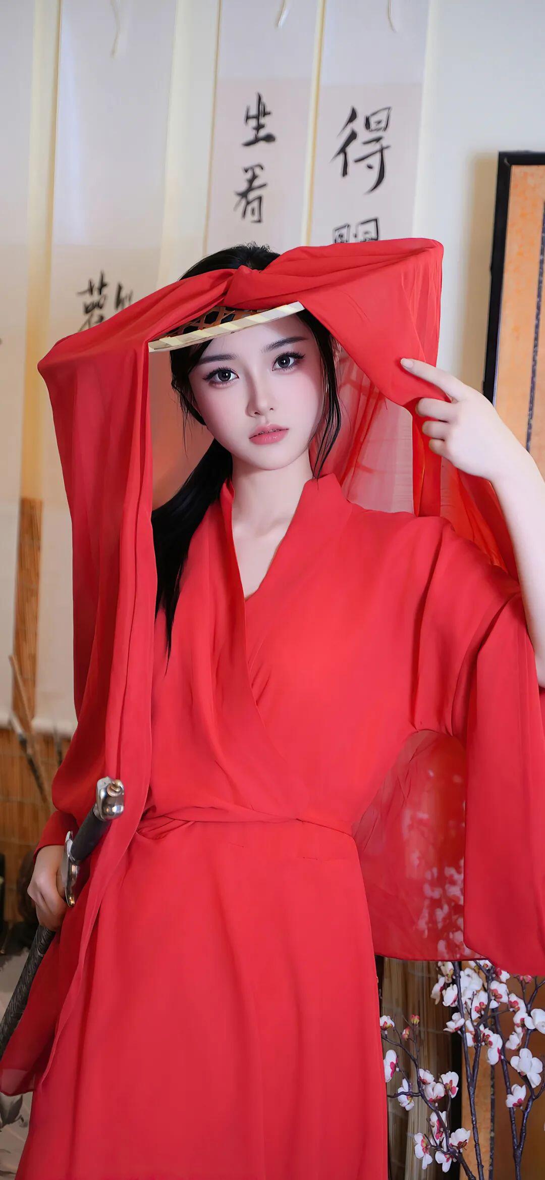 红色的古装、婚服都好看