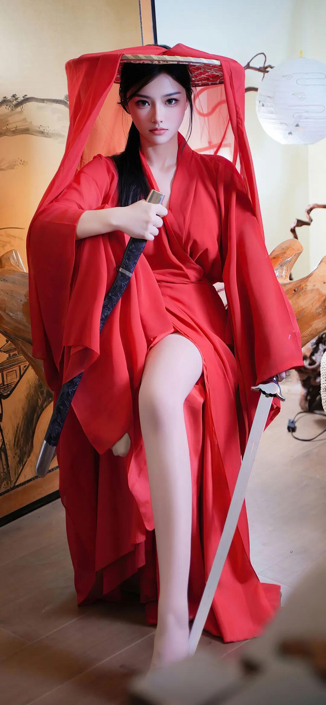 红色的古装、婚服都好看