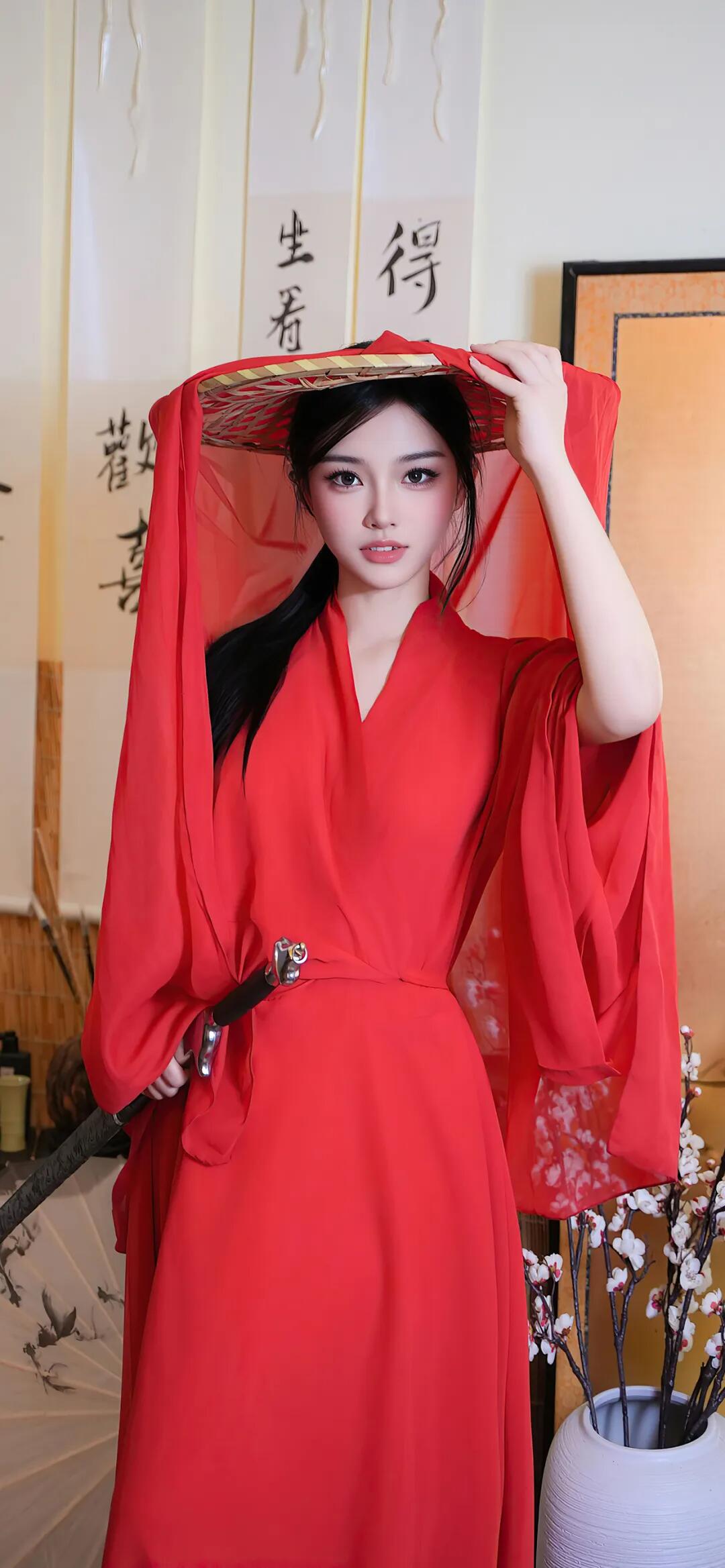 红色的古装、婚服都好看