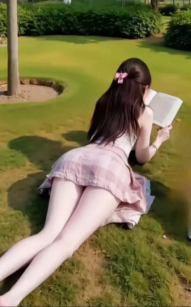 裙子勾勒出迷人曲线，背影散发着自信与魅力