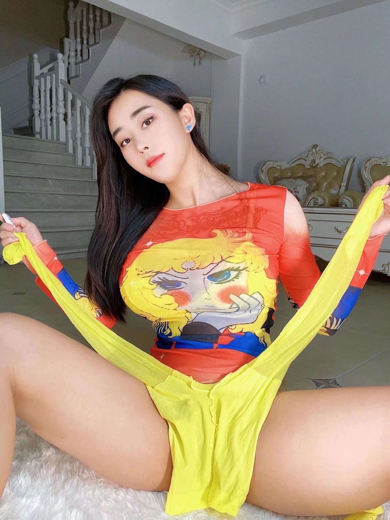 张贺玉 翘臀杨柳腰风情写真