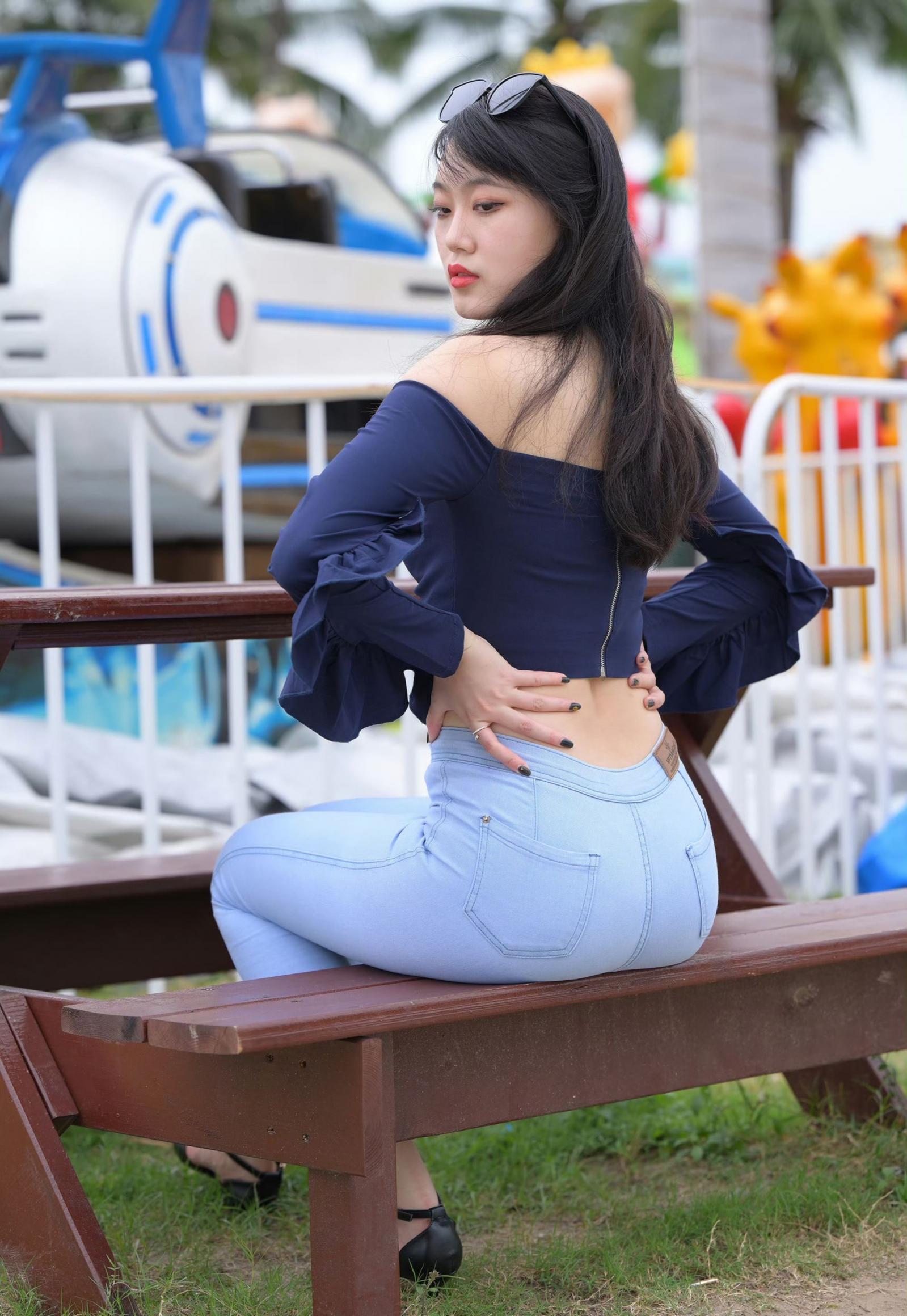 街拍美女，骚的女人