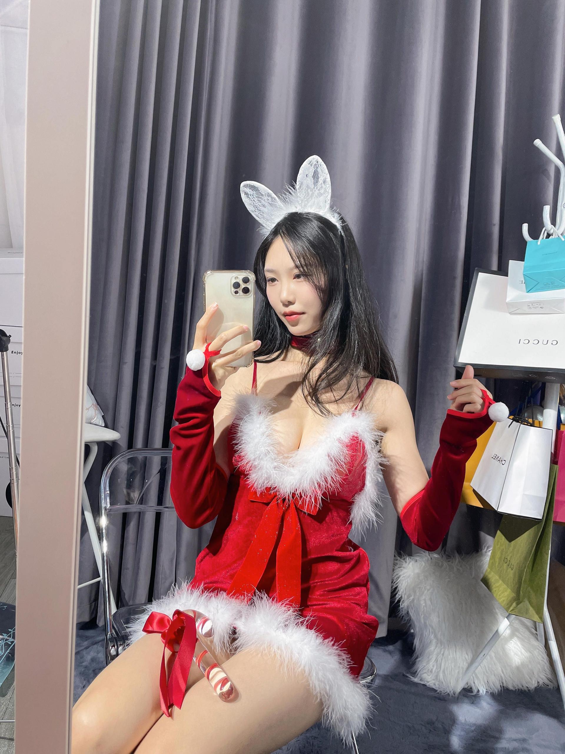 抖娘圣诞诱惑装