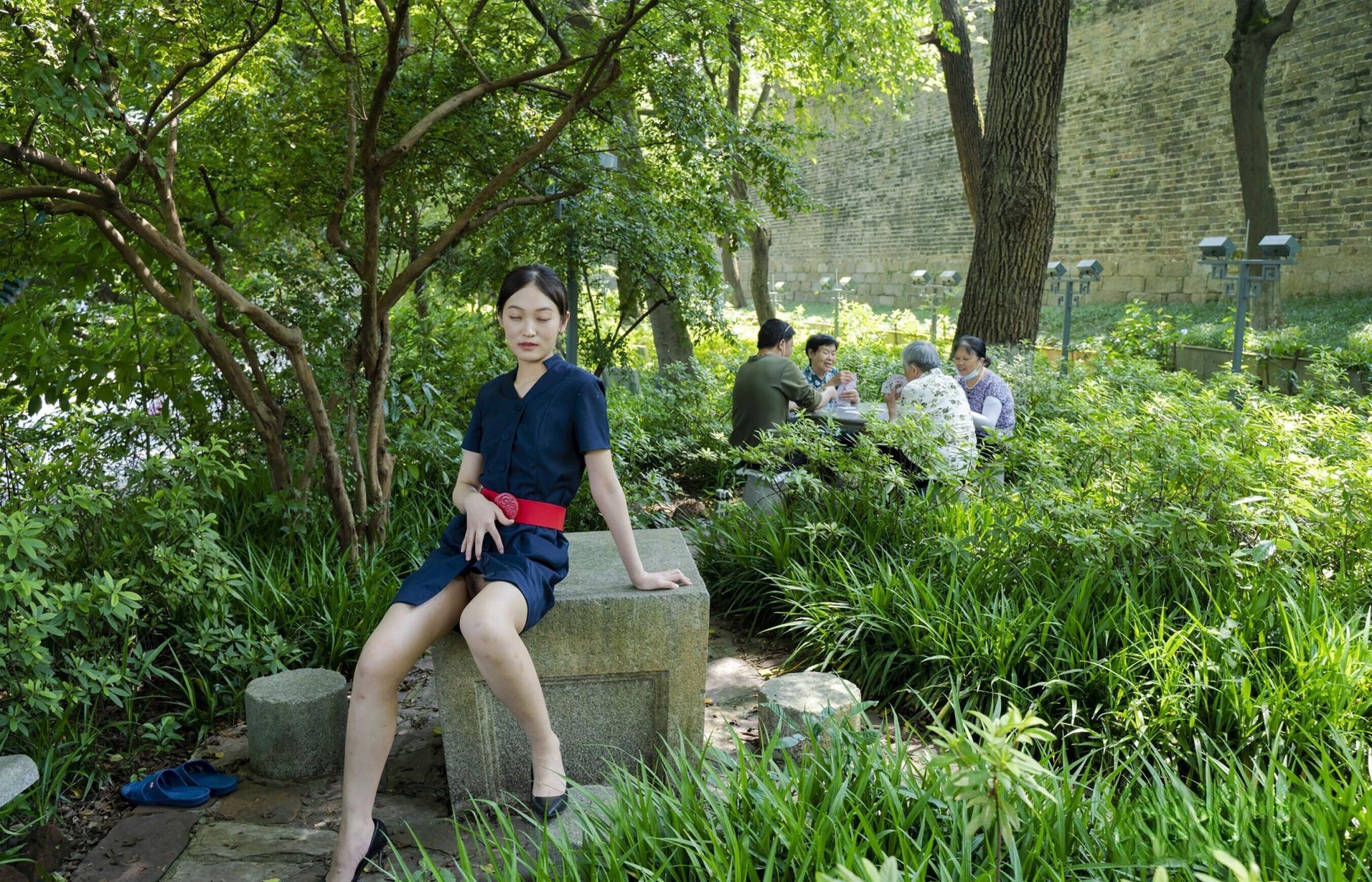 环境与这骚妇还是挺配的