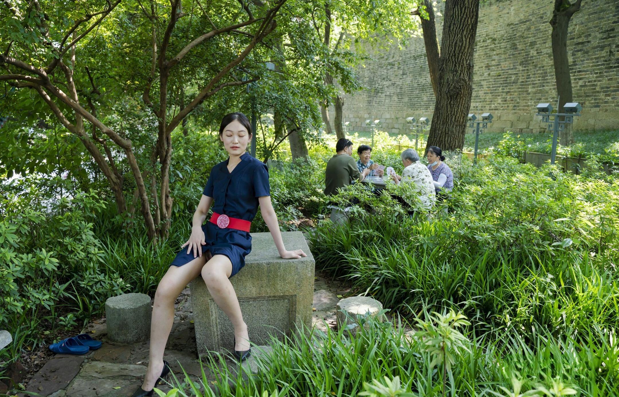 环境与这骚妇还是挺配的