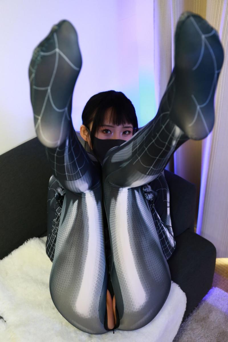 极品好身材的蜘蛛侠装