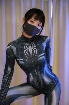 极品好身材的蜘蛛侠装