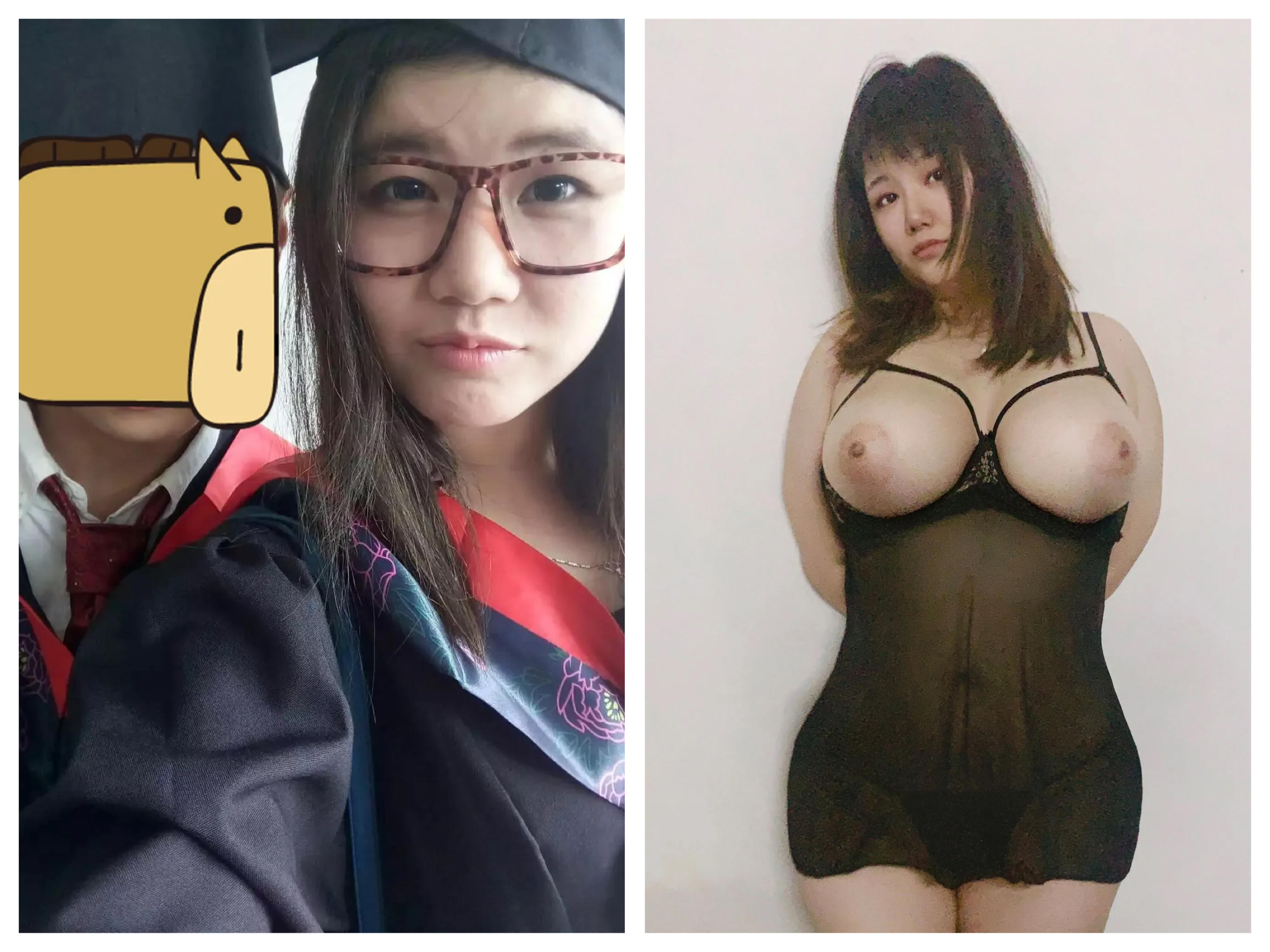 [反差女神]人前女神VS反差母狗