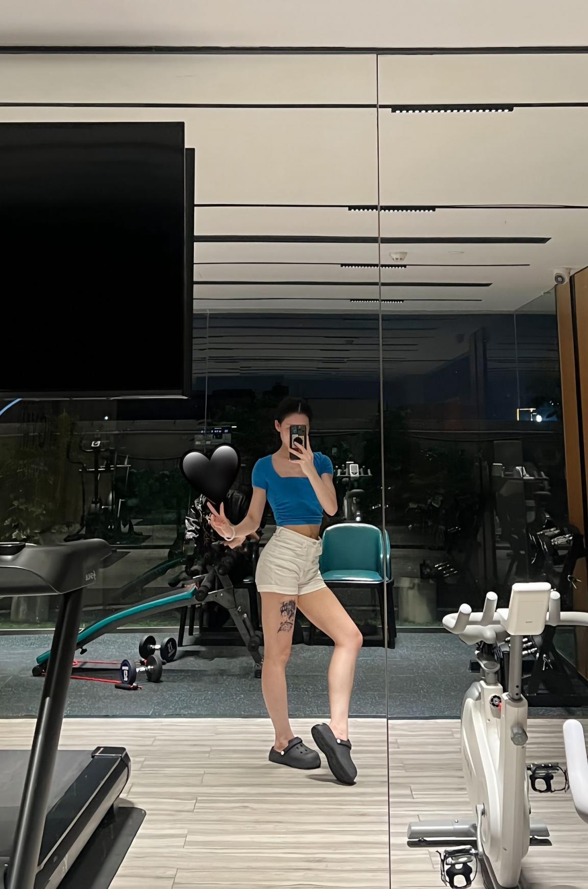 某音健身女博主