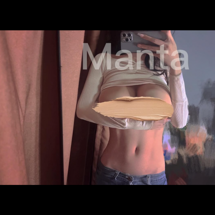 童颜巨乳 网红娃娃脸却有F杯大奶——Manta