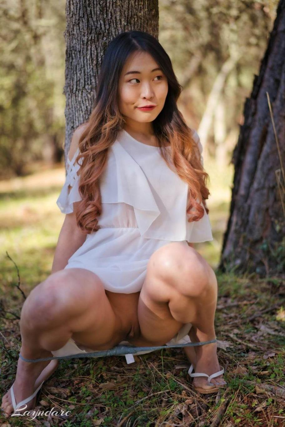 搜集的妹子图片-户外