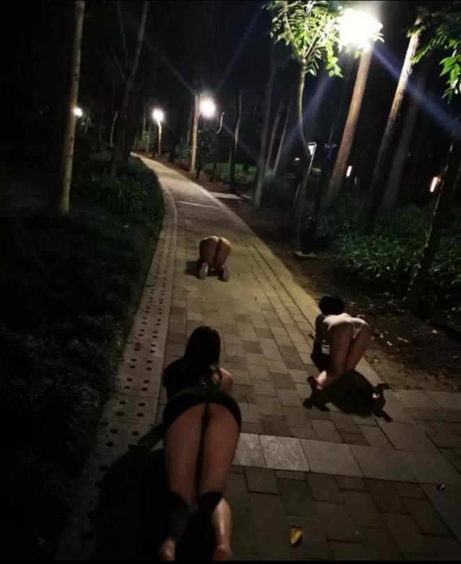 搜集的妹子图片-户外