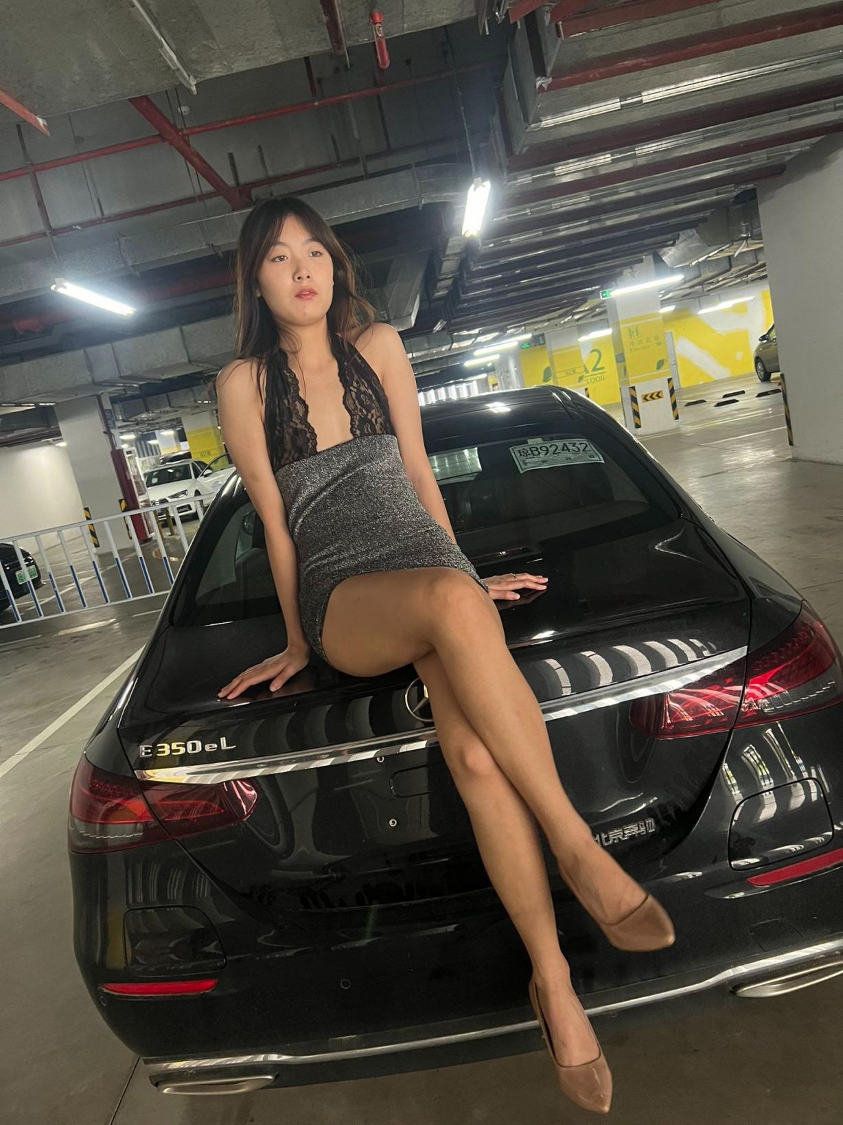 搜集的妹子图片-户外