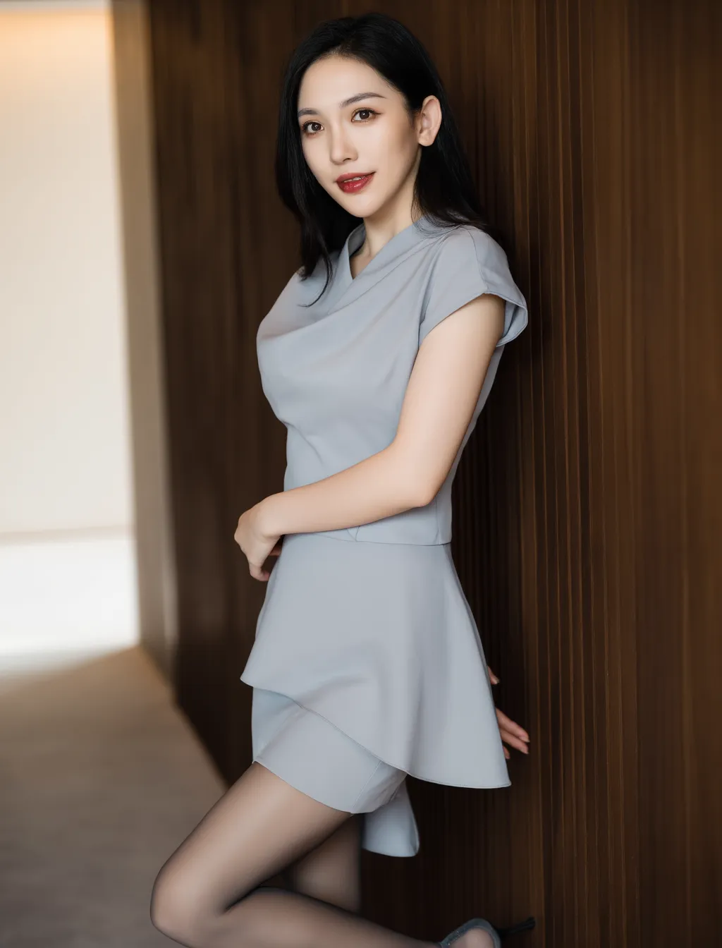 艳光四射的黑丝美腿，魅惑美艳，不可方物