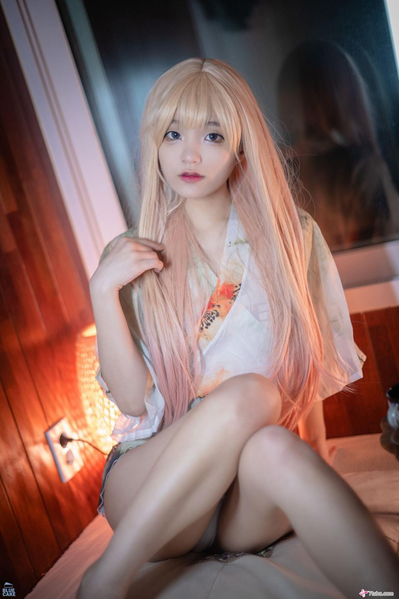 性感美图 粉红金丝