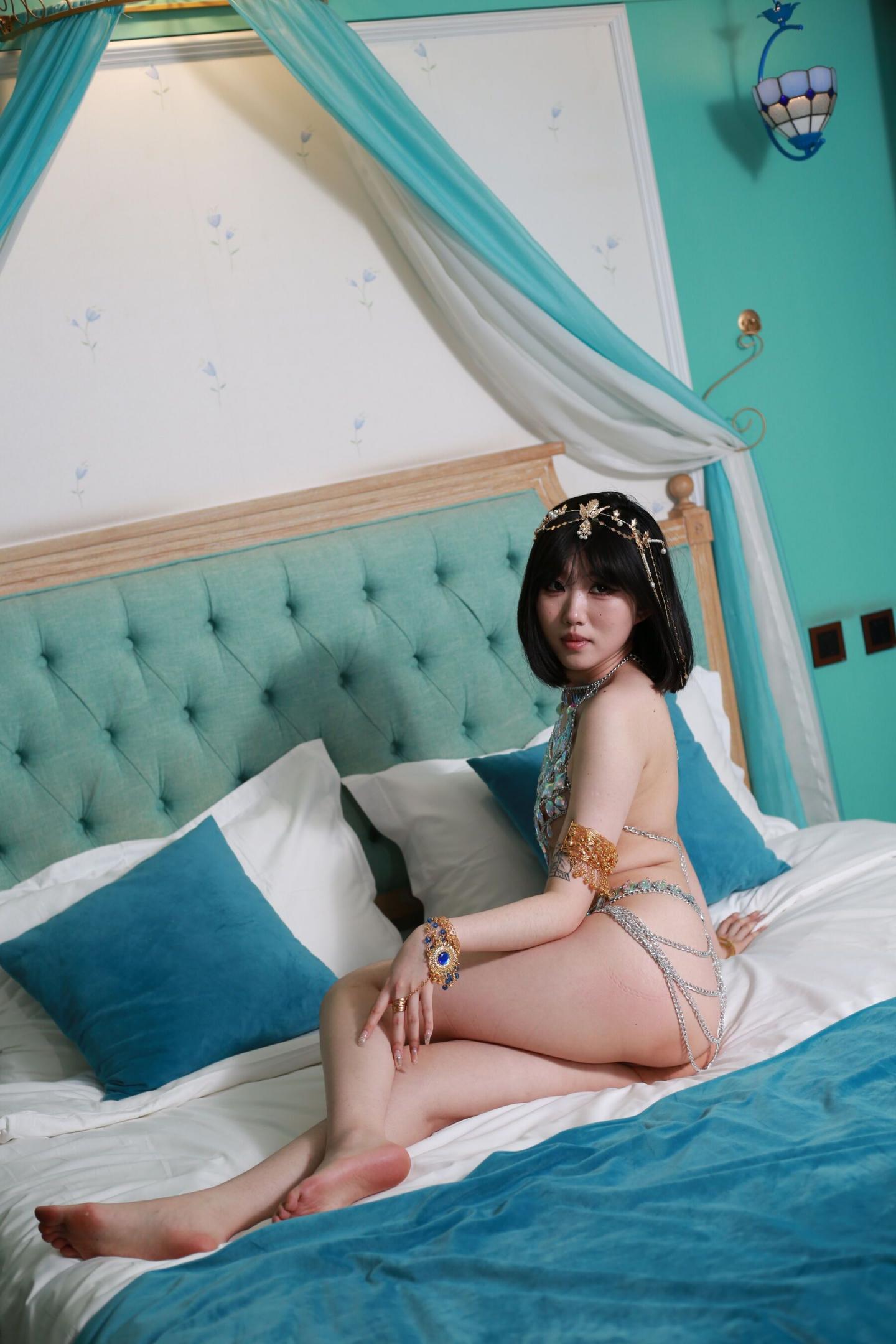 臉蛋滿可愛的，鮑魚乾淨