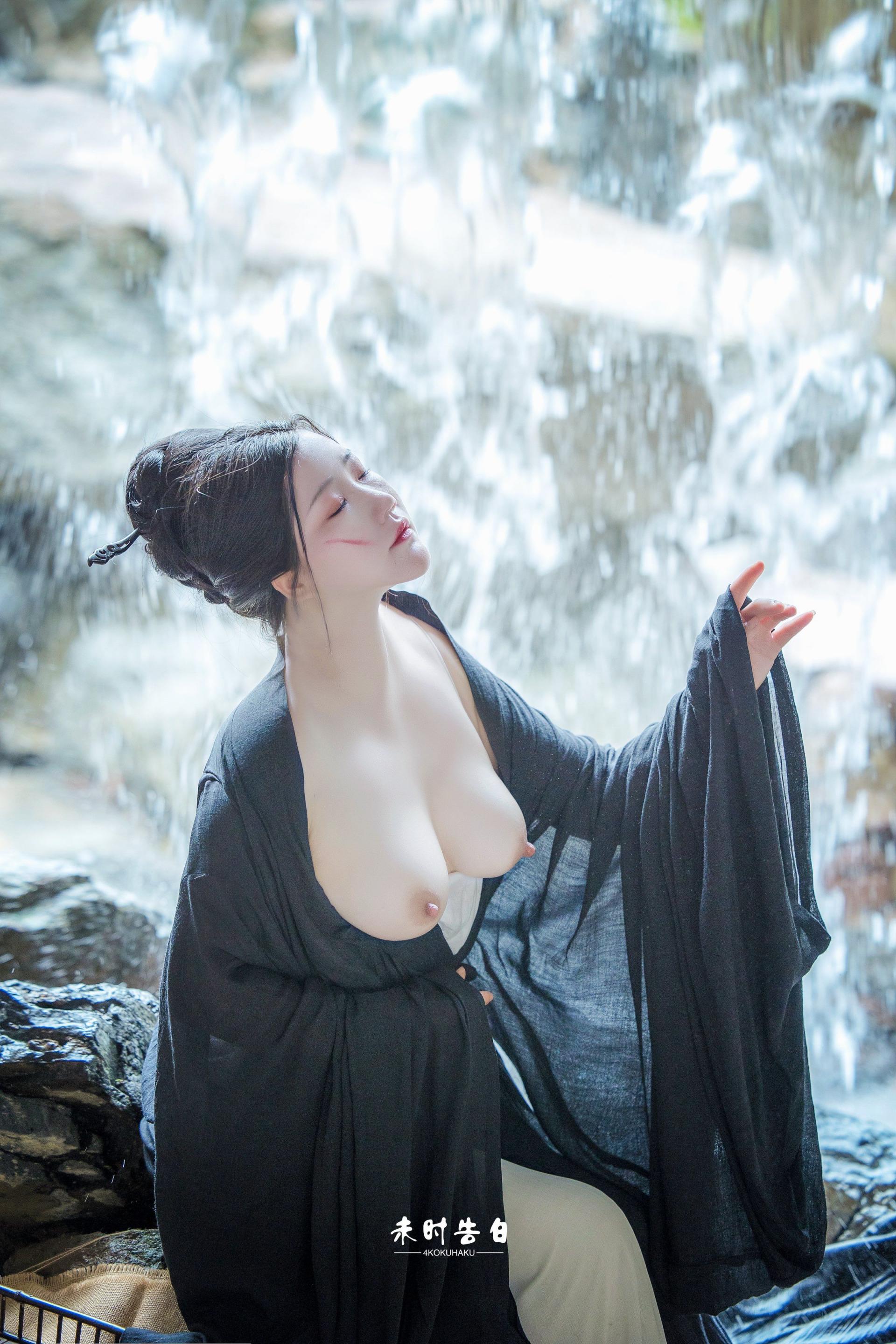 搜集的妹子图片-雪白