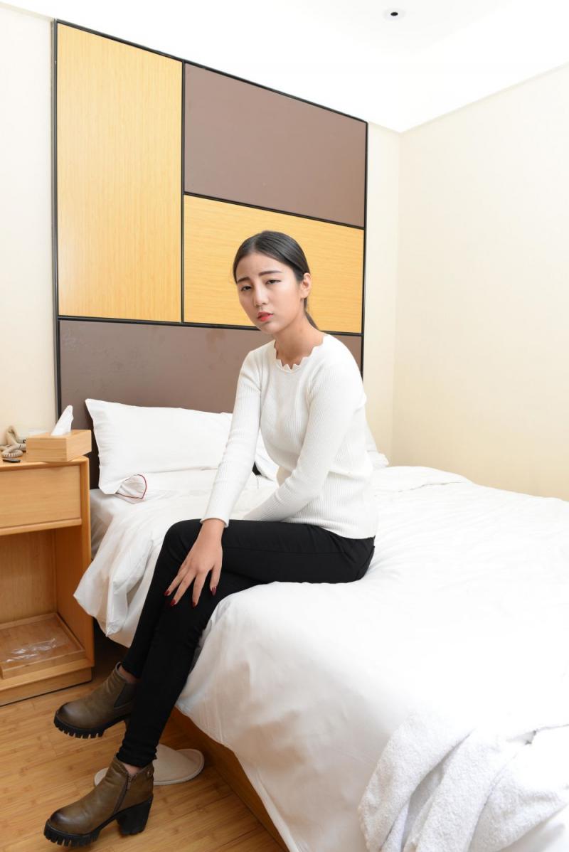 清纯的妹子身材也不错