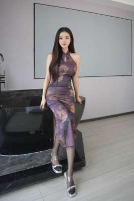 旗袍黑丝真正的腿玩年