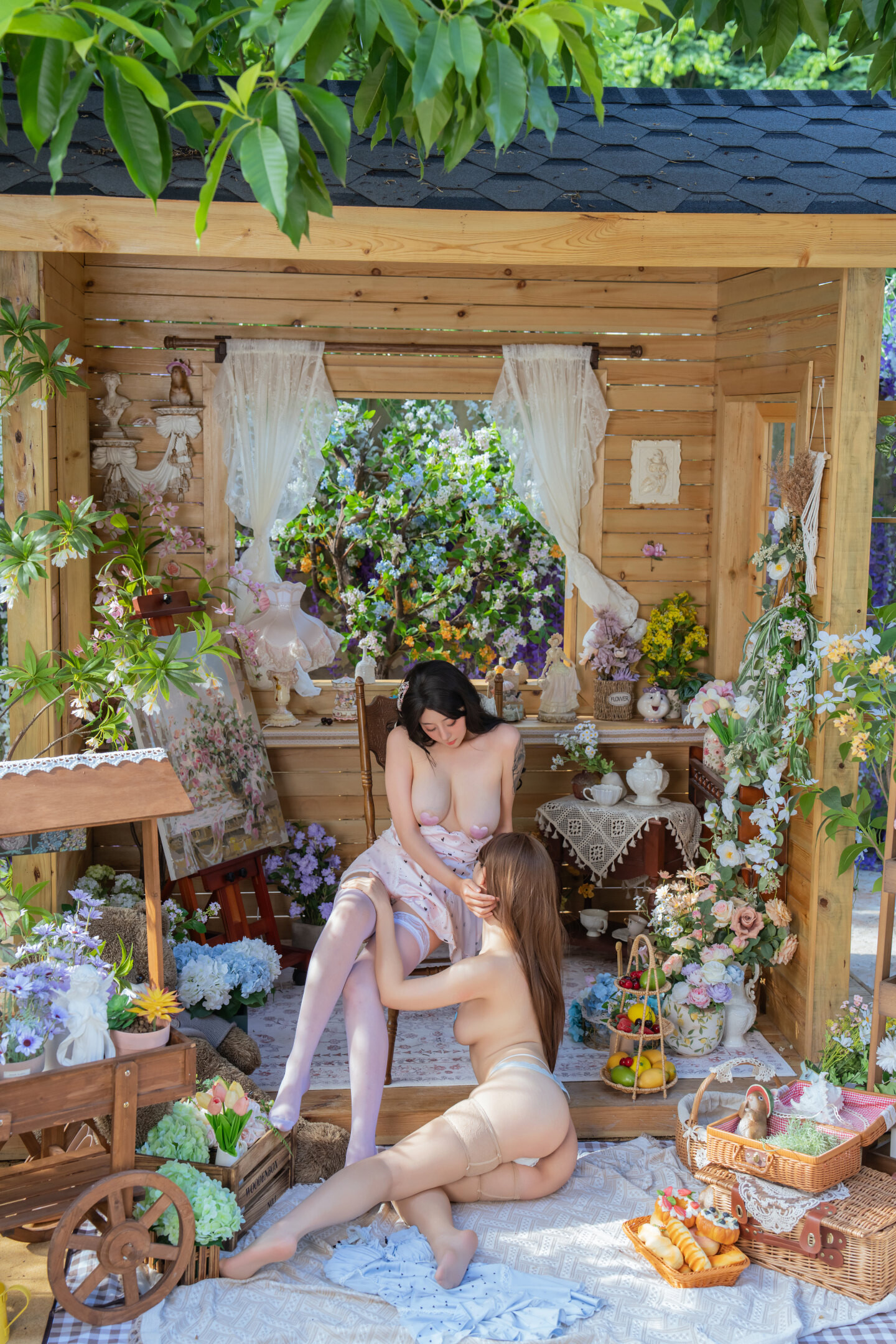 云溪奶桃桃写真系列之花眠