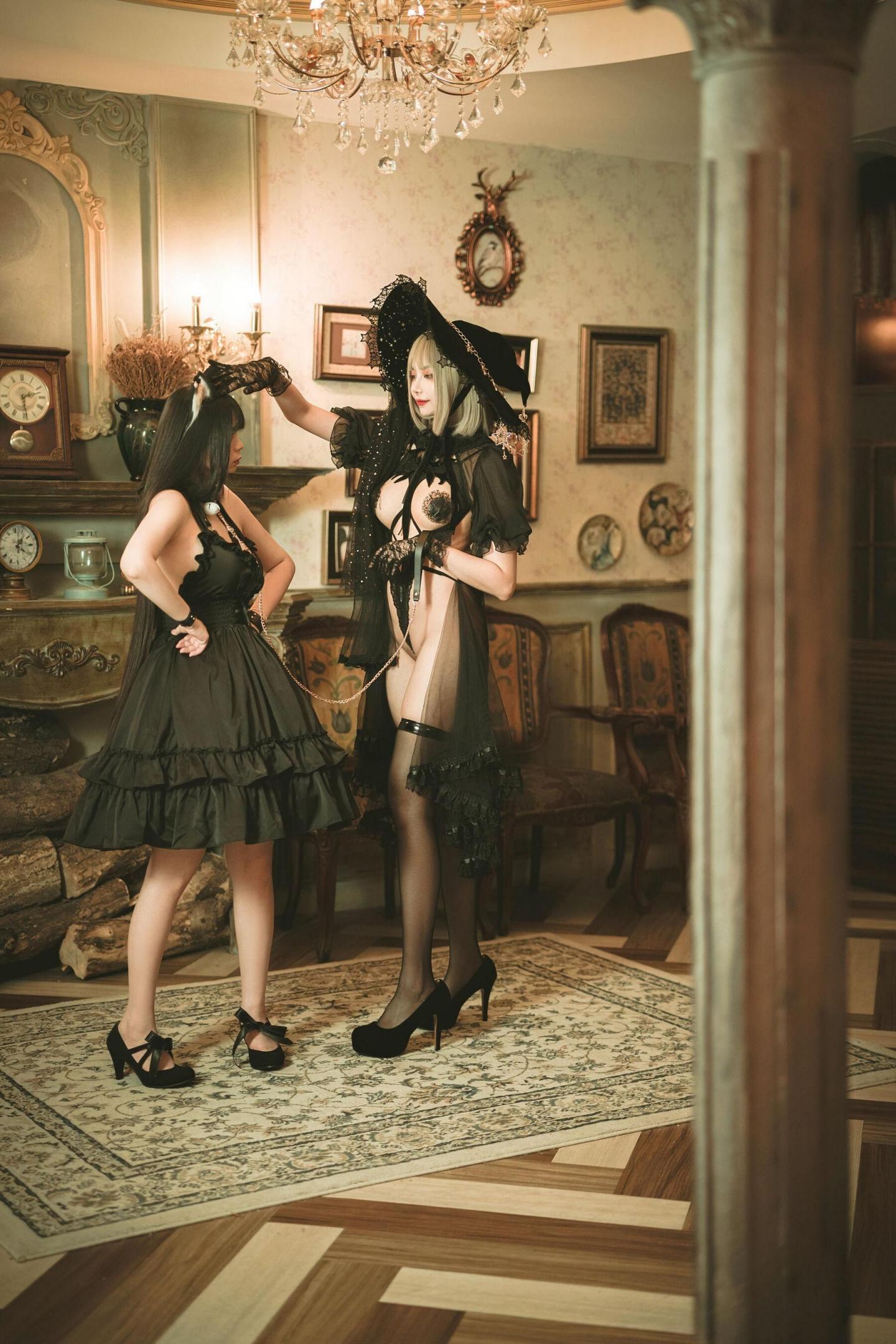 落落Raku魔女と黑猫