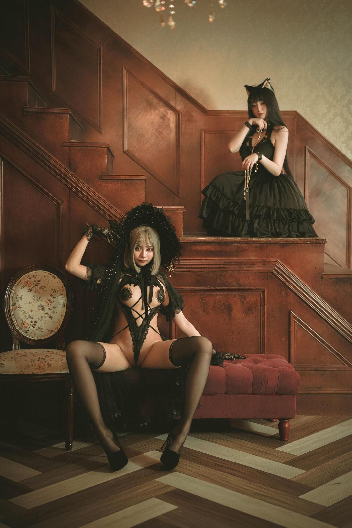 落落Raku魔女と黑猫