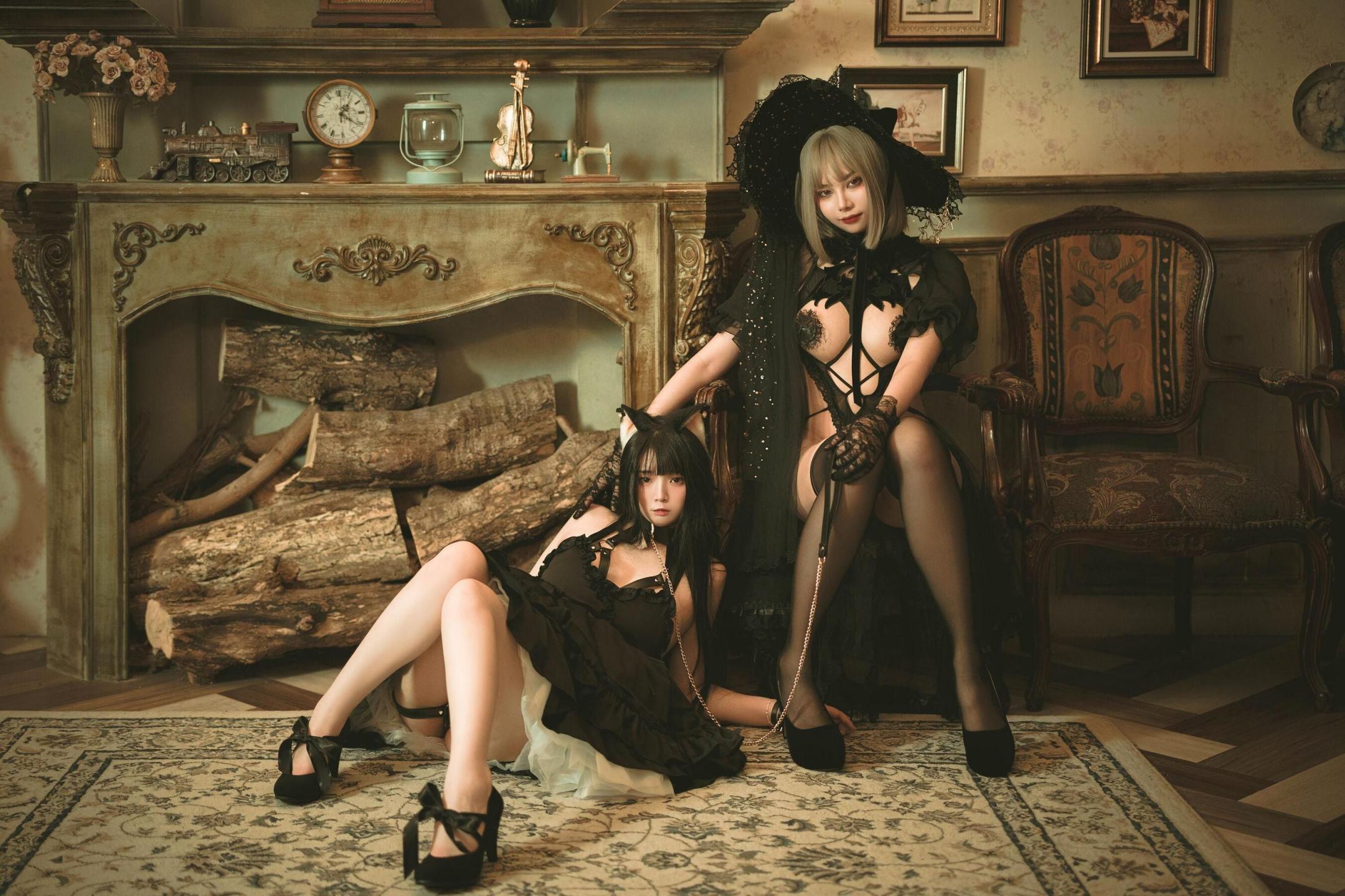 落落Raku魔女と黑猫