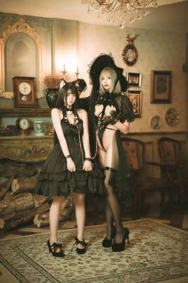 落落Raku魔女と黑猫