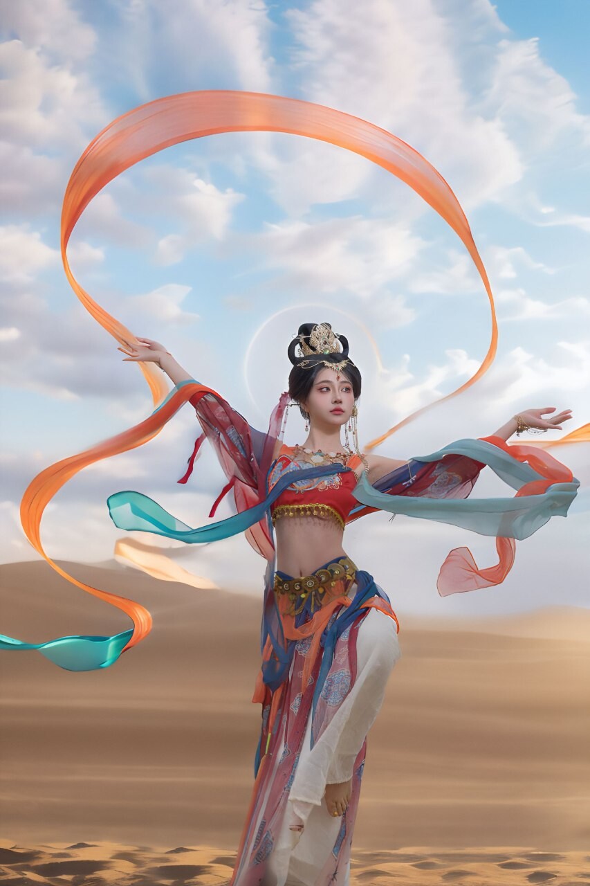 汉服古风之美 异域风情