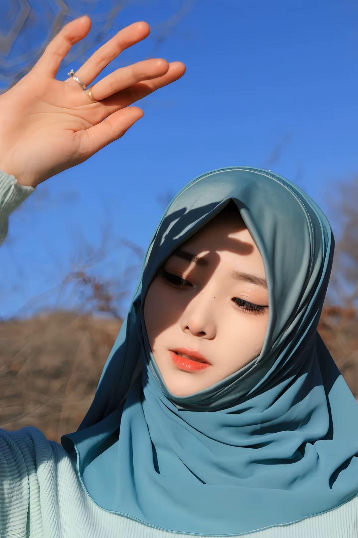 一组穆斯林美女图片