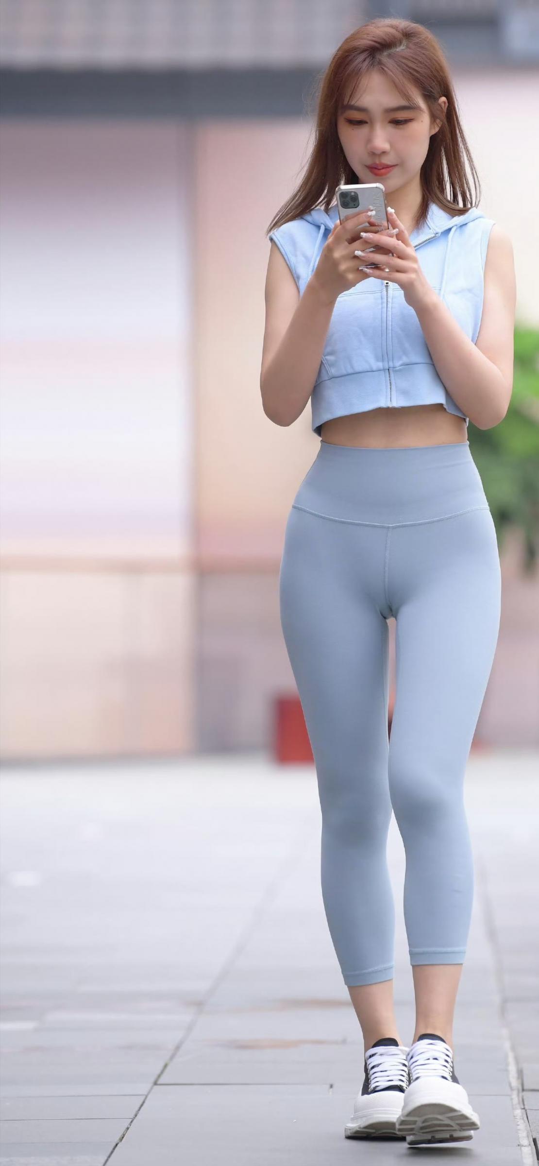 瑜伽裤的骆驼趾