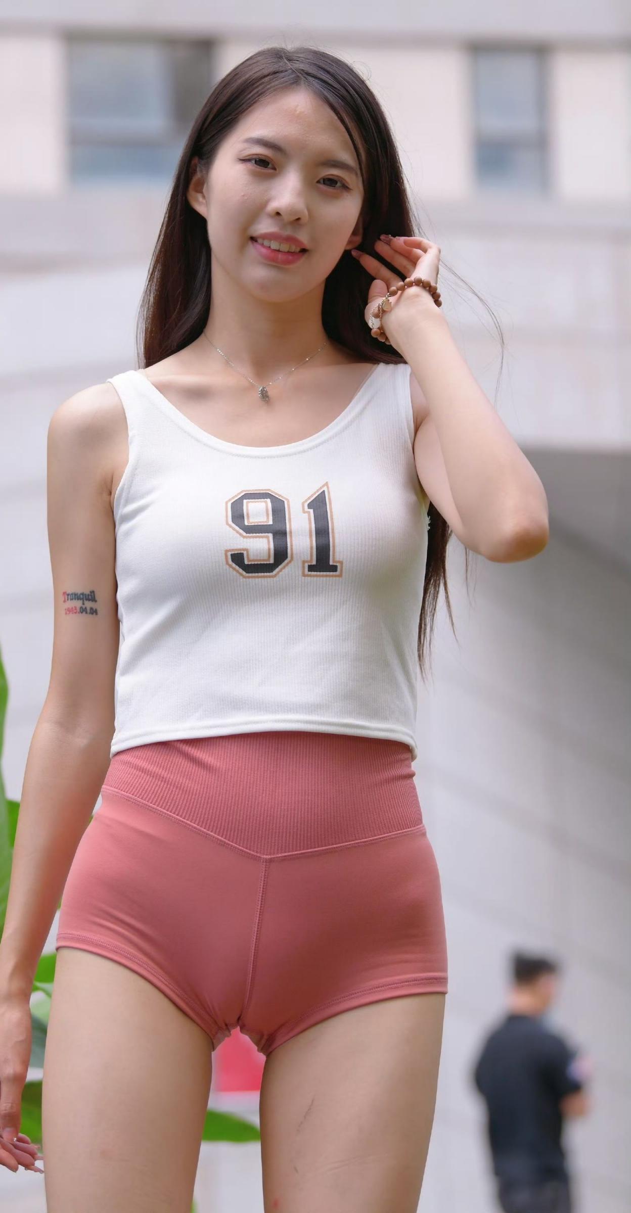 瑜伽裤的骆驼趾