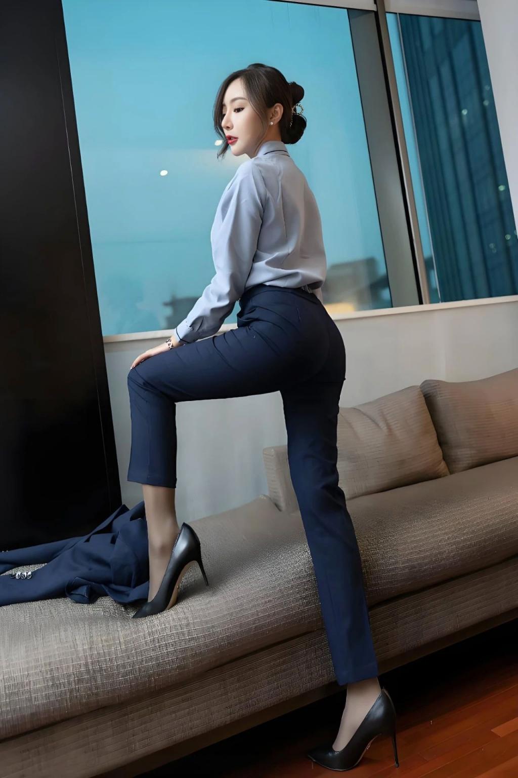 身材好的职业装美女