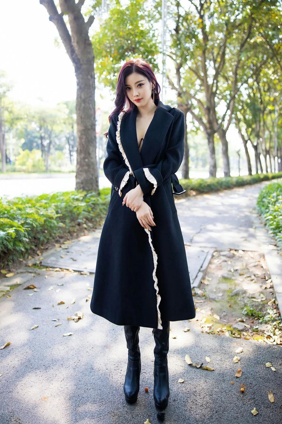 杨晨晨sugar 网袜皮衣