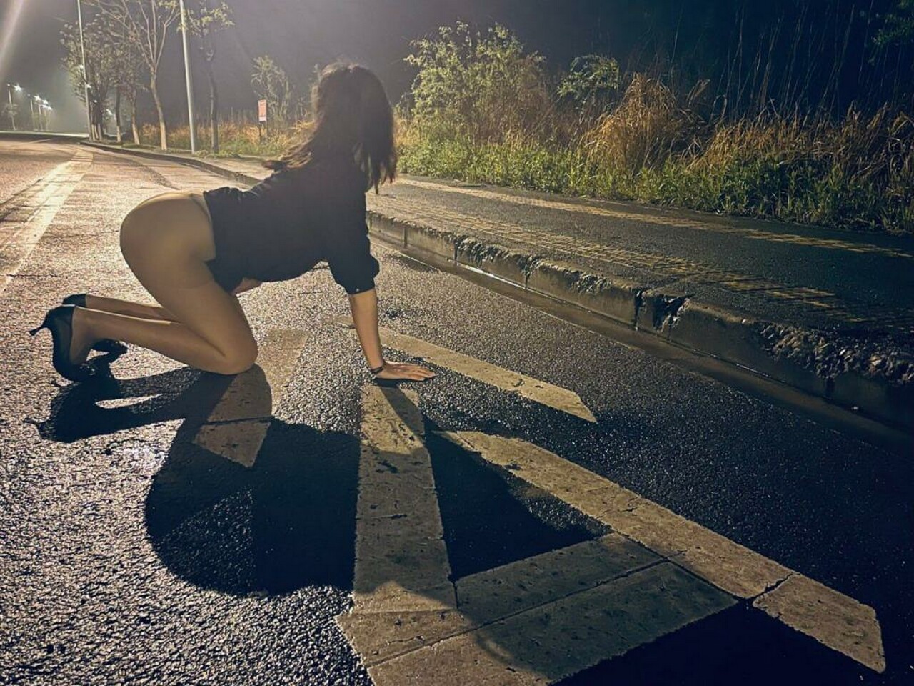 户外的露出