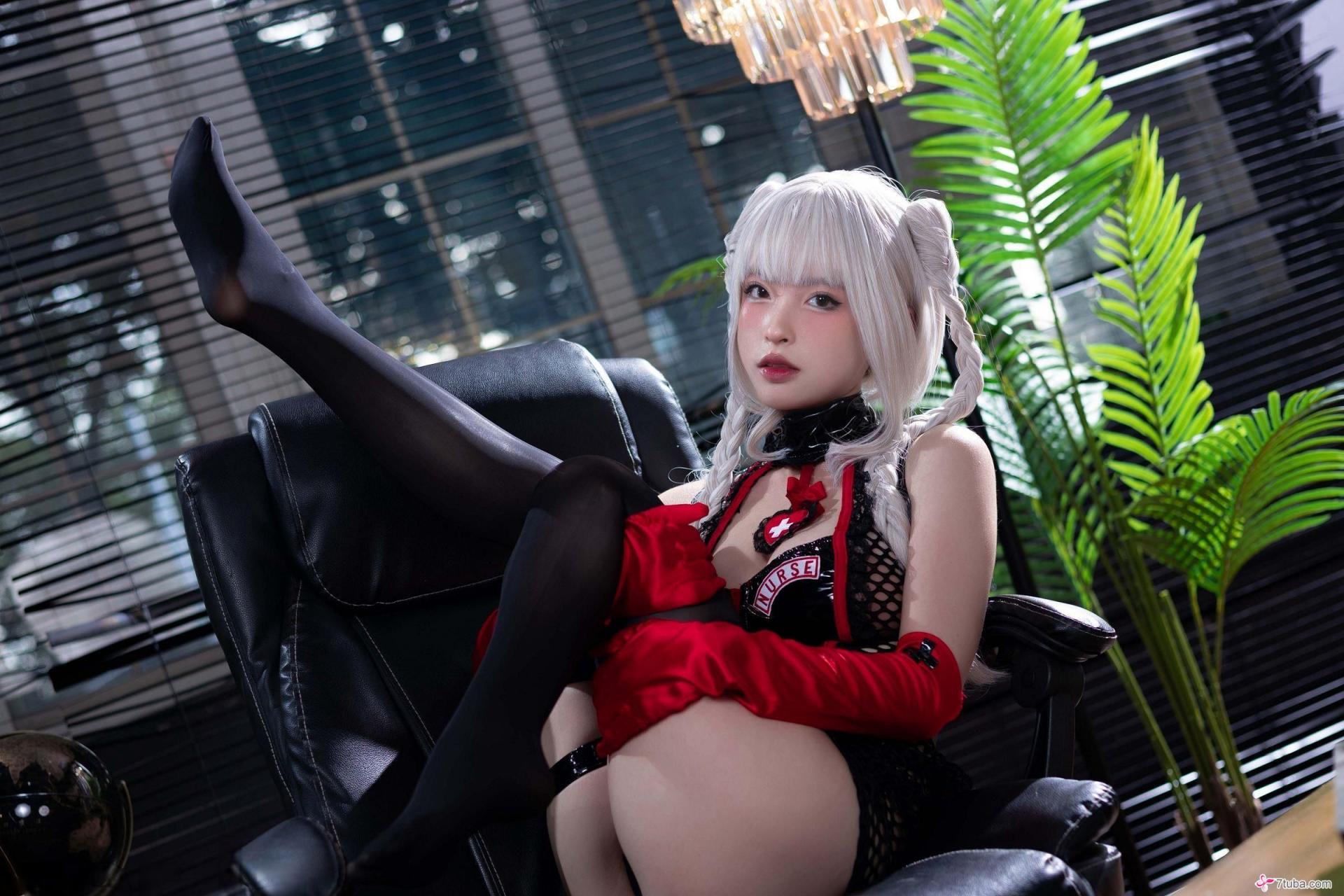 性感美图 白发欲女