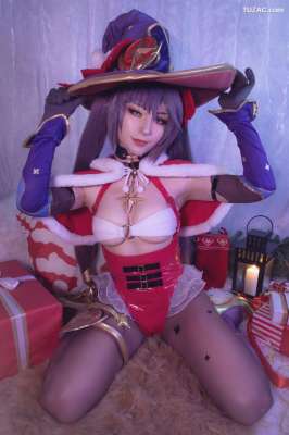 ShiroKitsune-原神-莫娜-圣诞版-Mona-Xmas