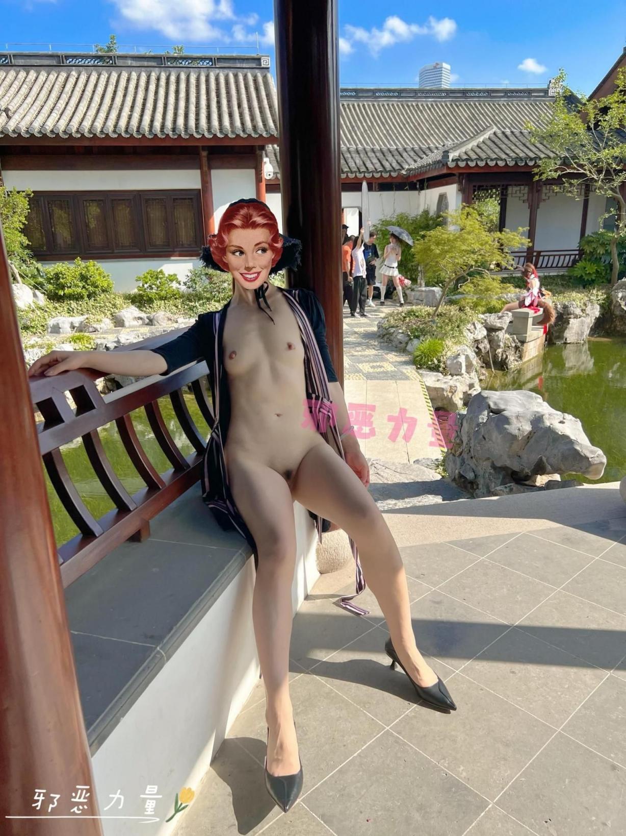 上海浪女户外露出