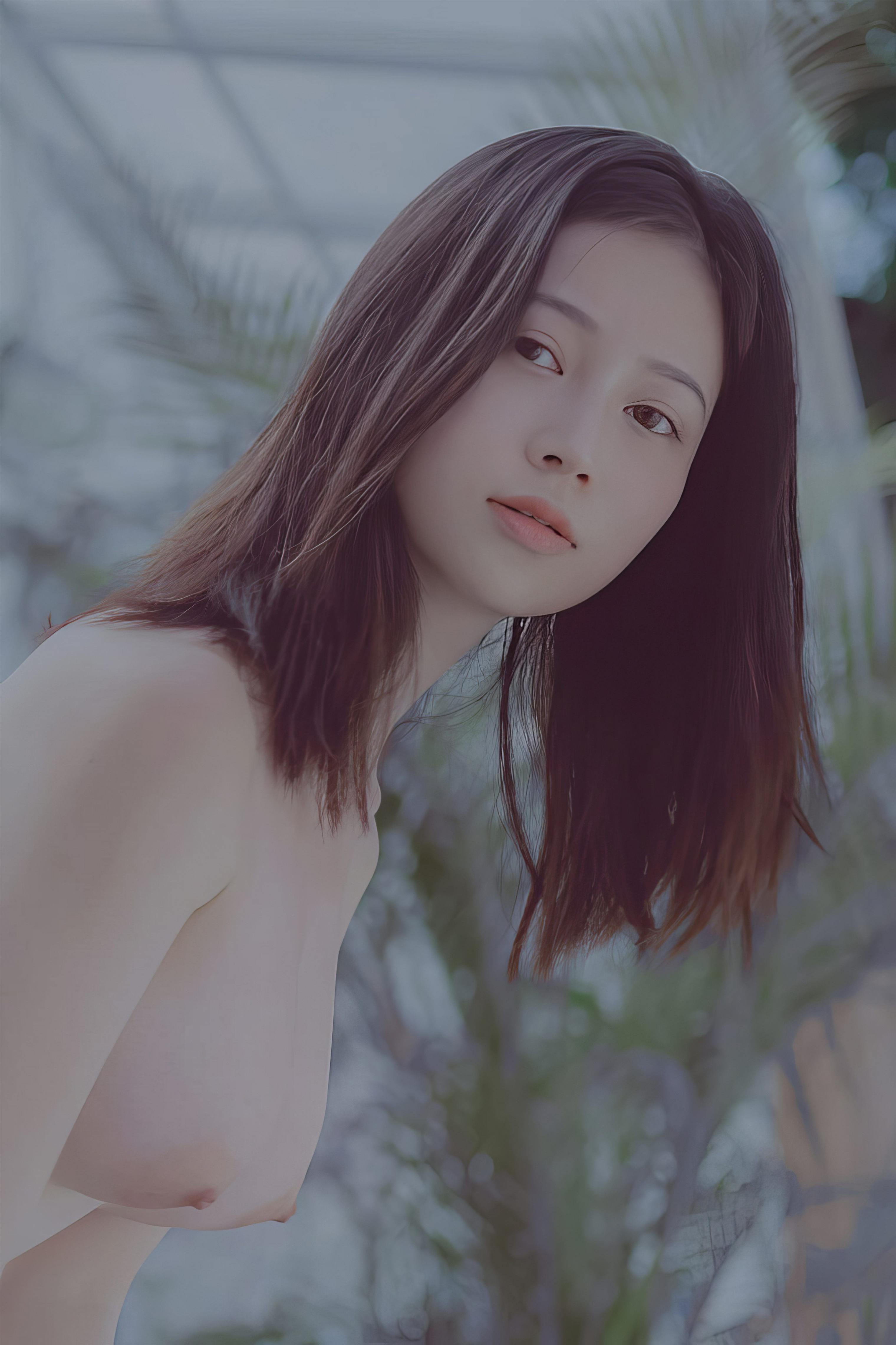 青青子衿，白色透丝纱裙的性感